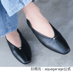 aquagarageパンプス